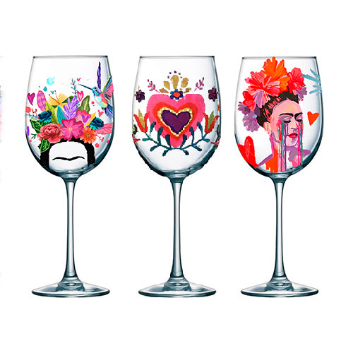 Set de 3 Copas de Frida Kahlo