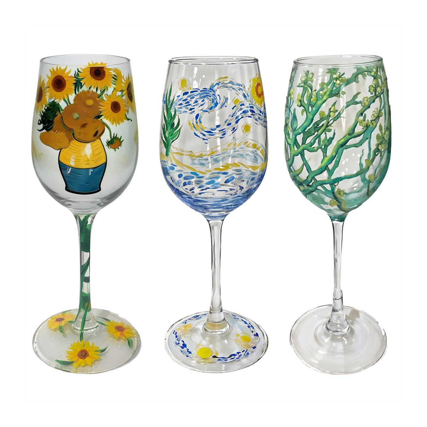 Set de 3 Copas de Van Gogh